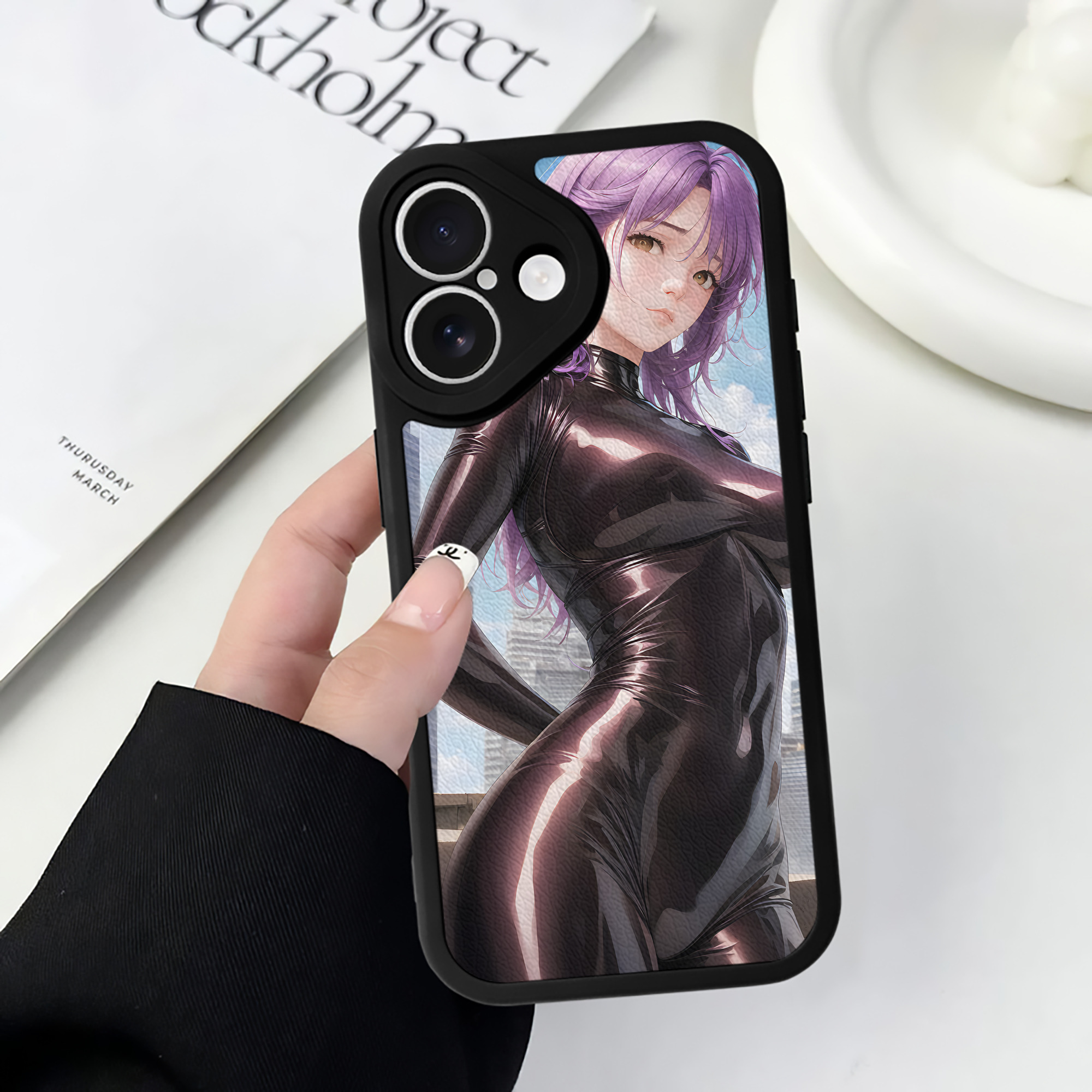 （画像用） EVA 新世紀エヴァンゲリオン 【iPhone 16シリーズ対応】シリコンスマホケース（レザー調） 材質：シリコン